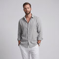 Camisa Riviera™ | Lino & Algodón Premium