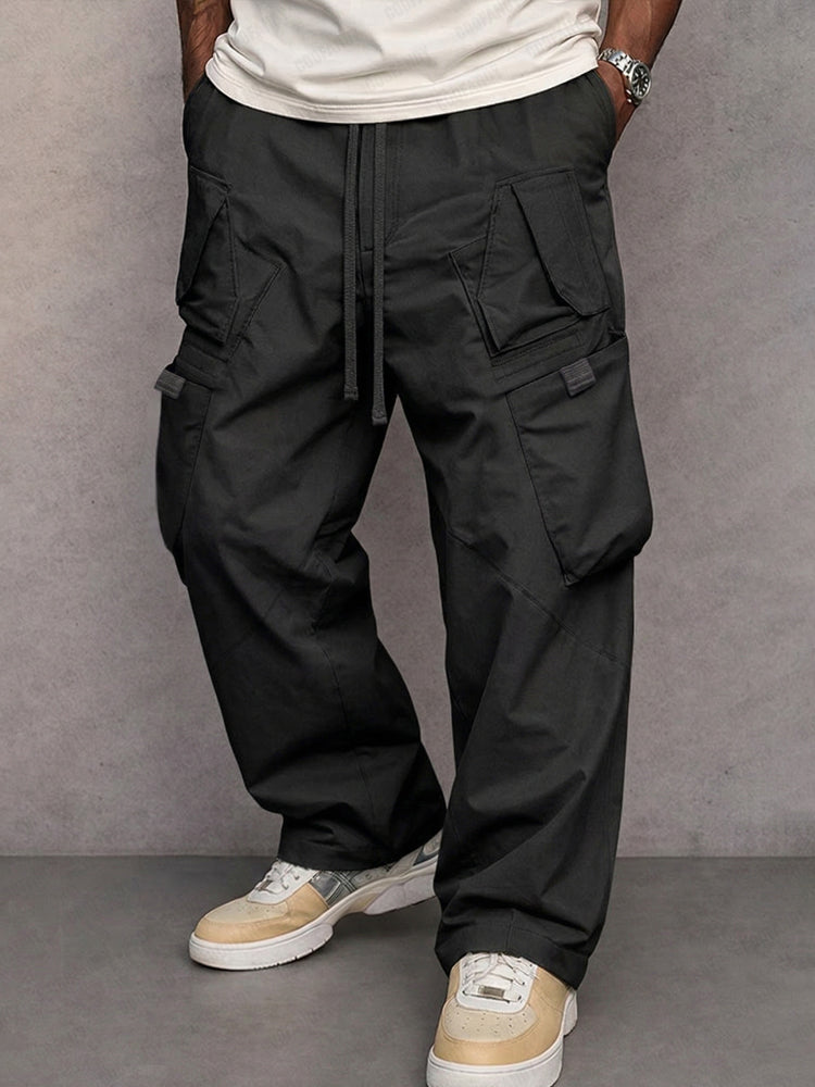 Pantalones cargo de corte recto y estilo urbano