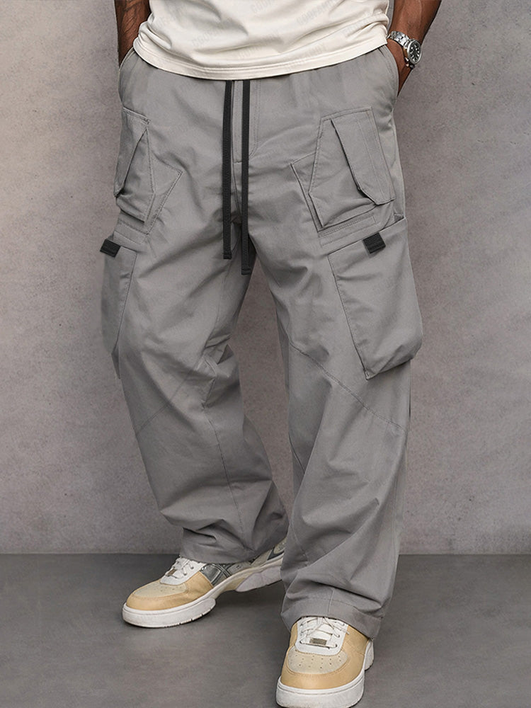 Pantalones cargo de corte recto y estilo urbano