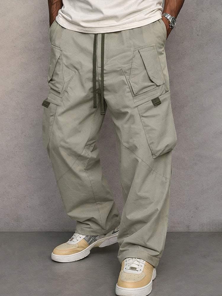 Pantalones cargo de corte recto y estilo urbano
