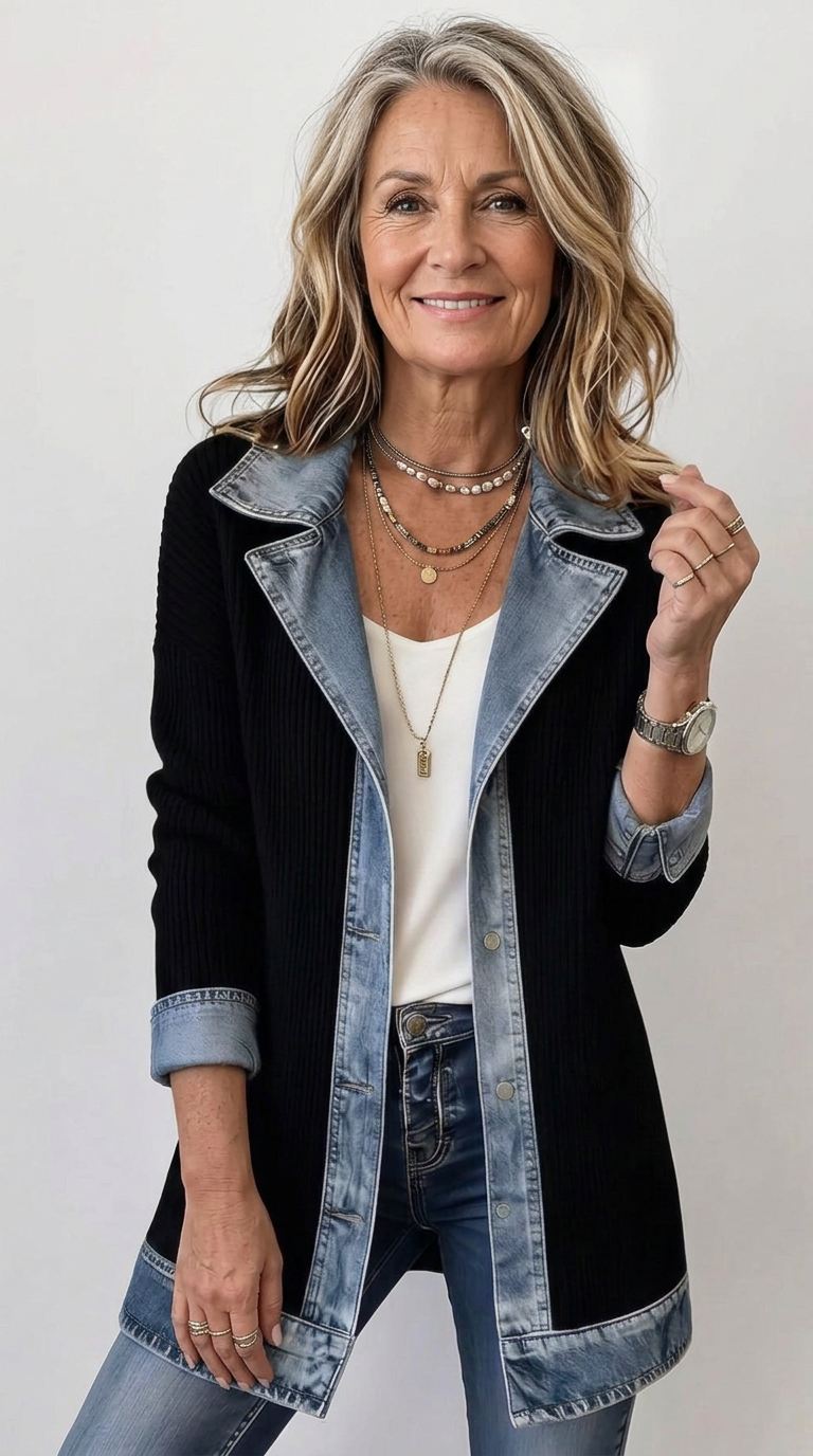 Margaret | Chaqueta Vaquera Casual Premium