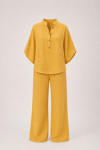 Mariel | Conjunto de lino comfort elegante