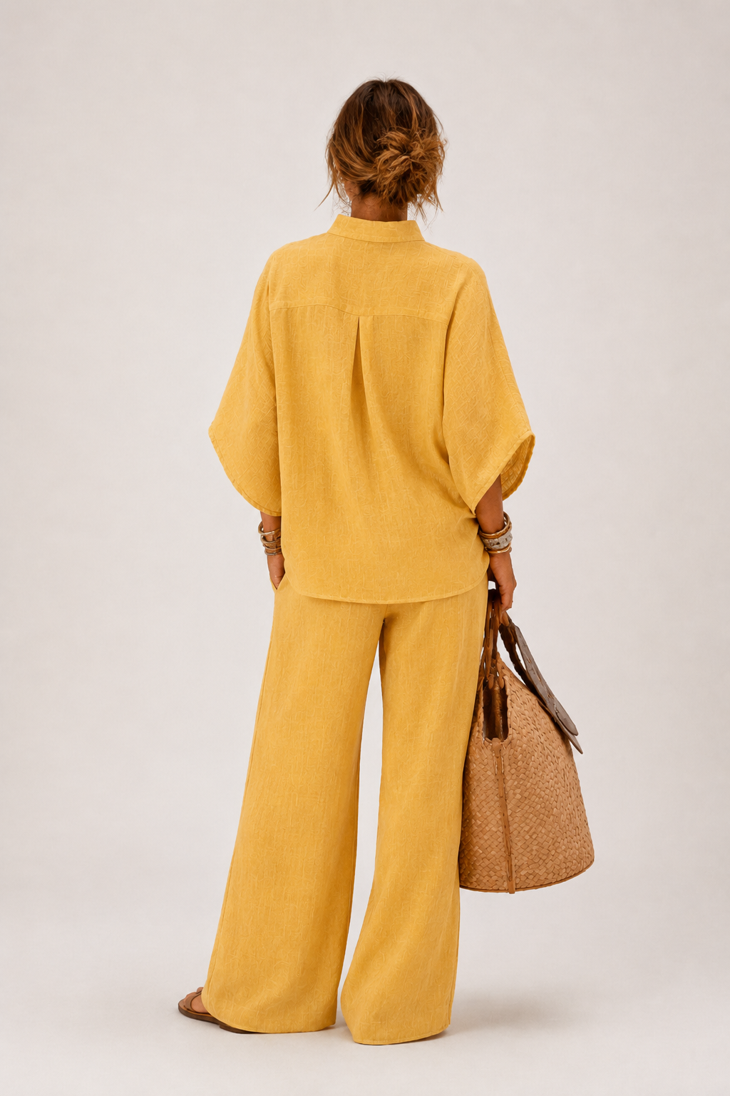 Mariel | Conjunto de lino comfort elegante