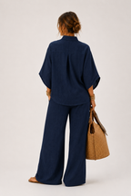 Mariel | Conjunto de lino comfort elegante