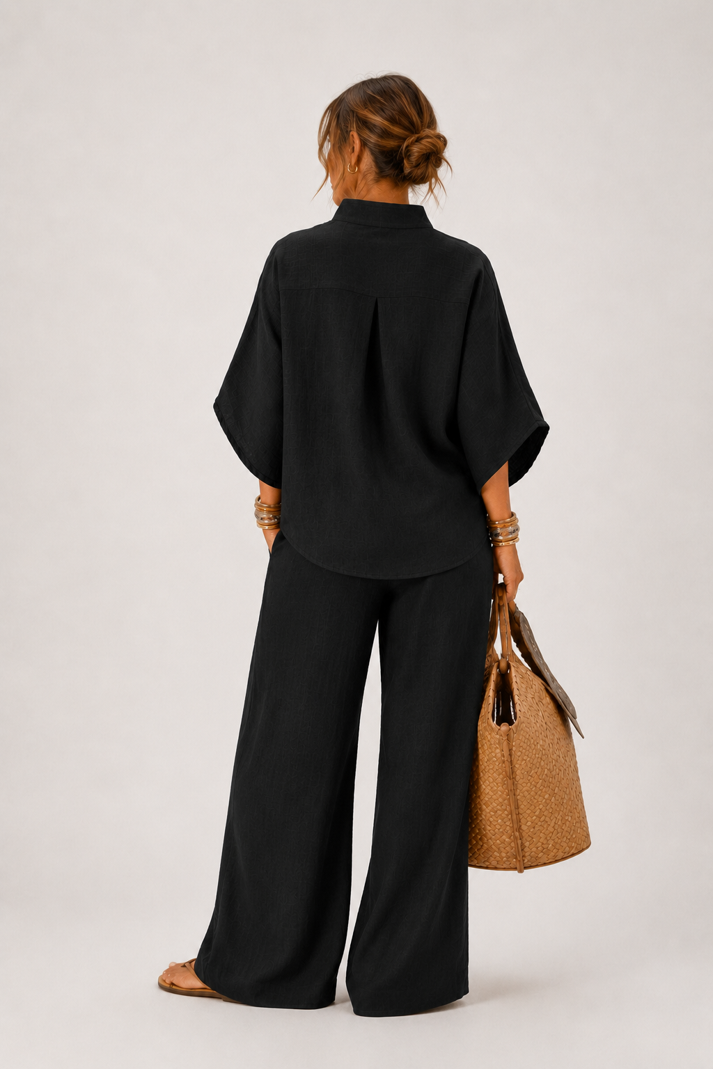 Mariel | Conjunto de lino comfort elegante